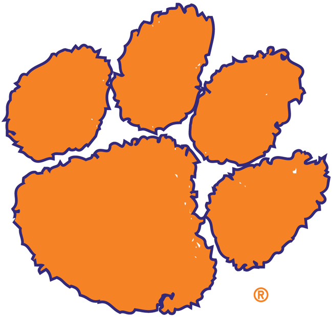 Clemson Tigers logos iron-ons